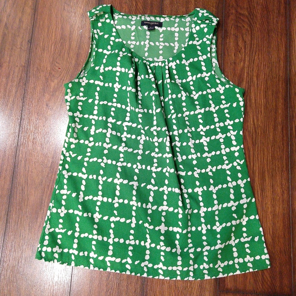 🍀EUC Banana Republic blouse tank top